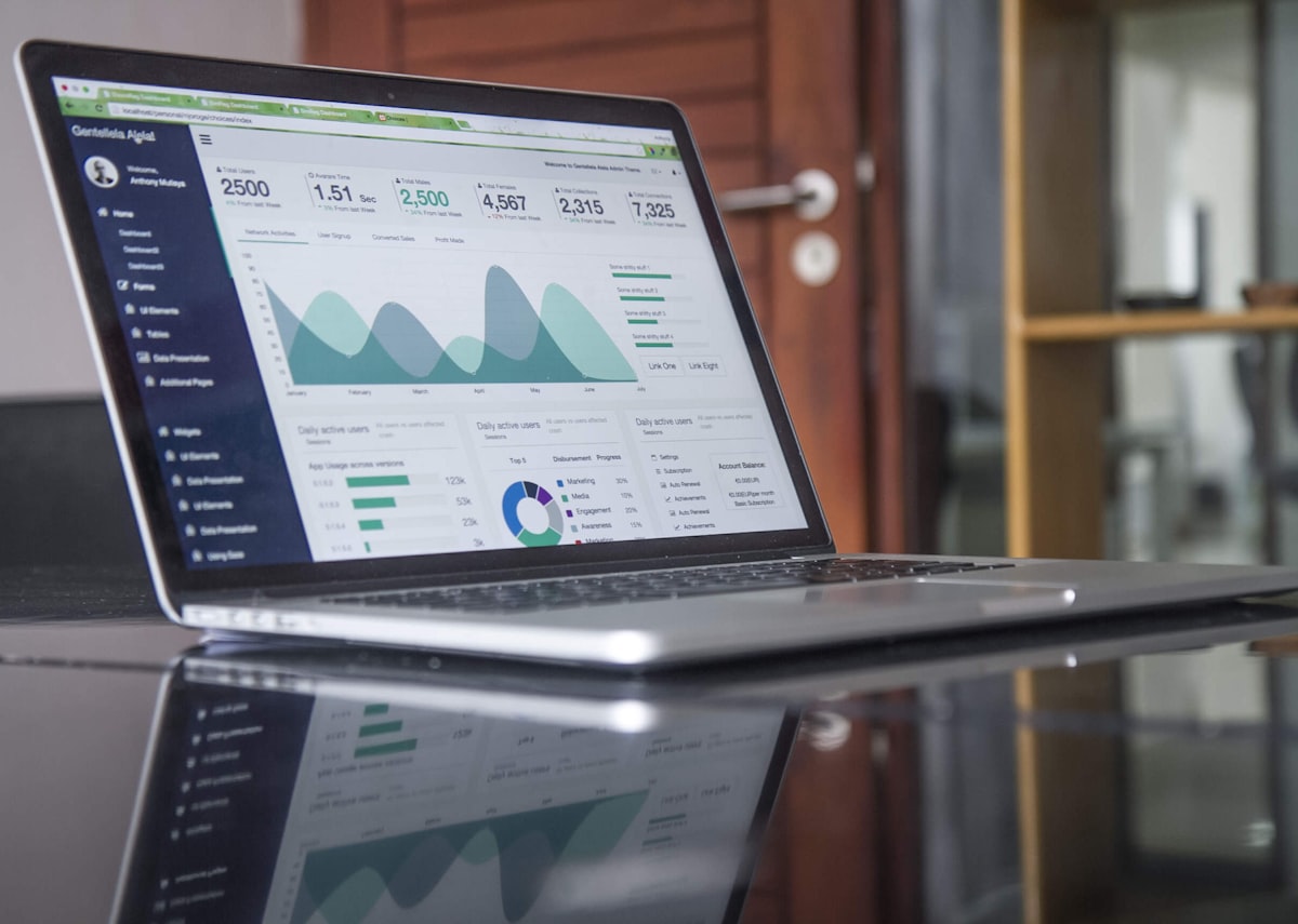 Dashboard com métricas de vendas e indicadores de performance